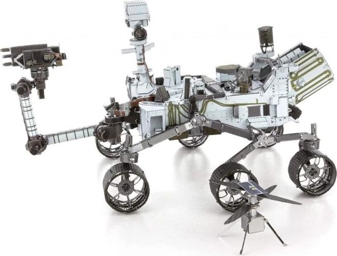 Metal Earth 3D puzzle Mars Rover Perseverance a Ingenuity vrtuľník