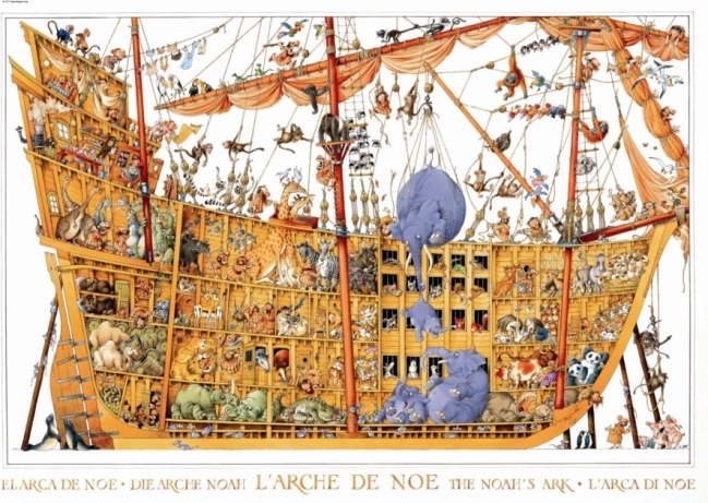 Puzzle Noemova archa 2000 dielikov od HEYE
