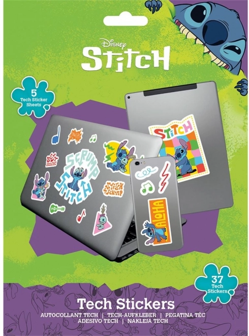 technické nálepky Lilo & Stitch