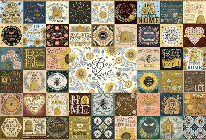 COBBLE HILL Puzzle Láskavé včely 2000 dielikov