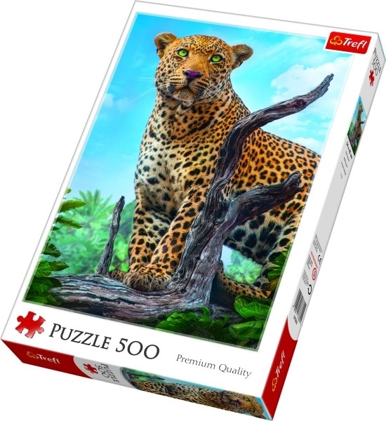 Puzzle Divoký Leopard 500 Dielikov