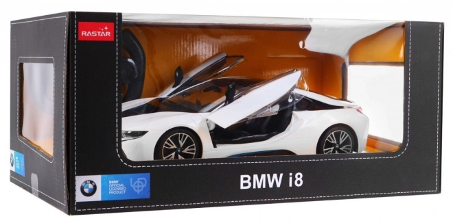 BMW i8 biele z Rastar 1:14 diaľkovo ovládané auto