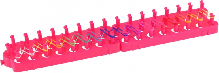 Trojradový tkáčsky stav pre rôzne vzory