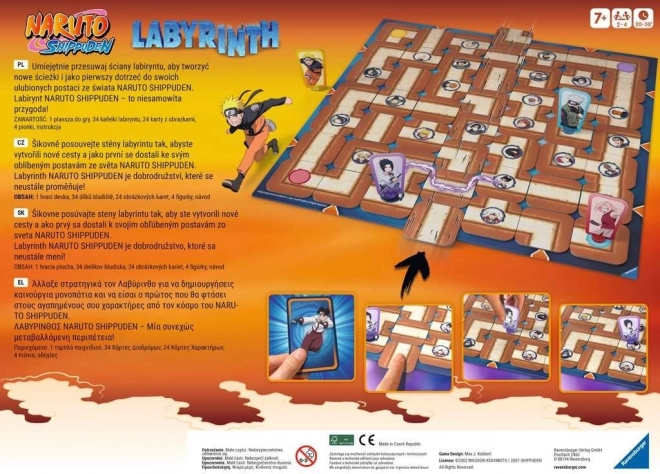 Ravensburger hra Labyrint Naruto