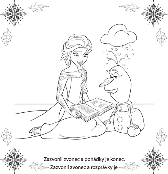 Pexeso v zošite Ľadové kráľovstvo