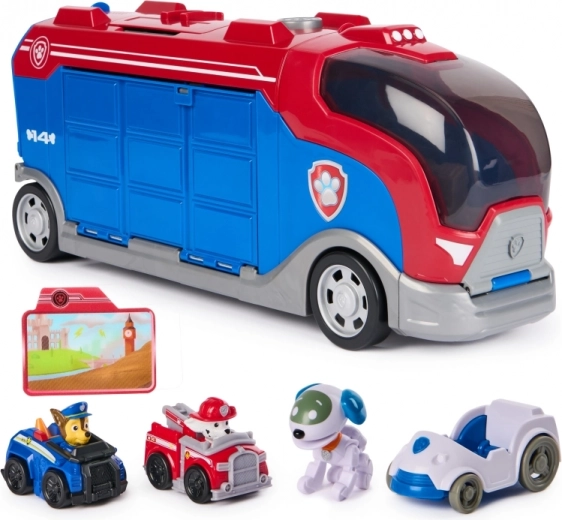 Obsahuje autíčka Chase, Marshall a Robo‑psíka