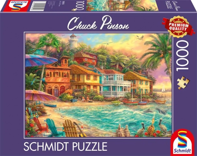 Puzzle Život na ostrove 1000 dielikov