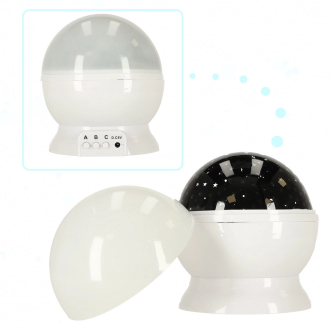 Hviezdna nočná lampa – Biela
