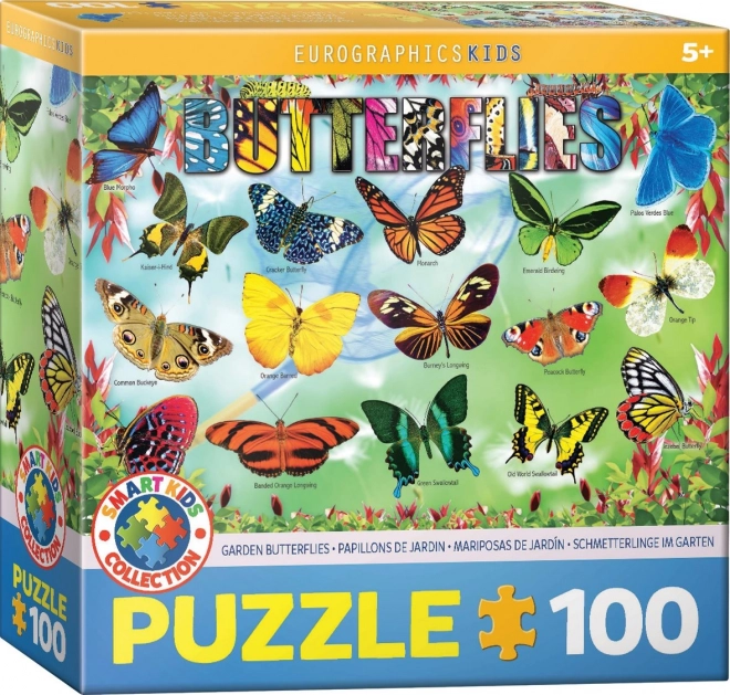 Puzzle záhradní motýle 100 dielikov