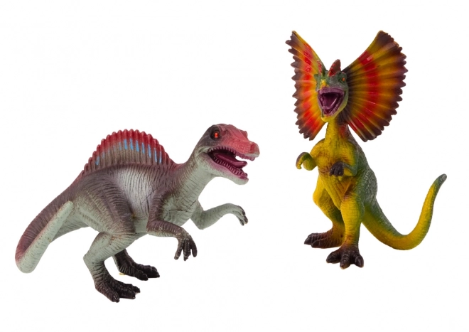 Figúrky dinosaurov Spinosaurus a Dilophosaurus sada 2 ks