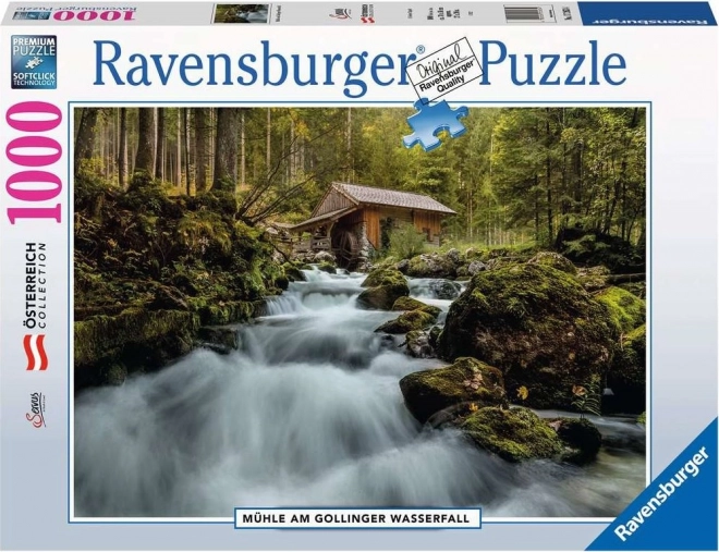 Puzzle Vodopád Gollinger Wasserfall 1000 dielikov