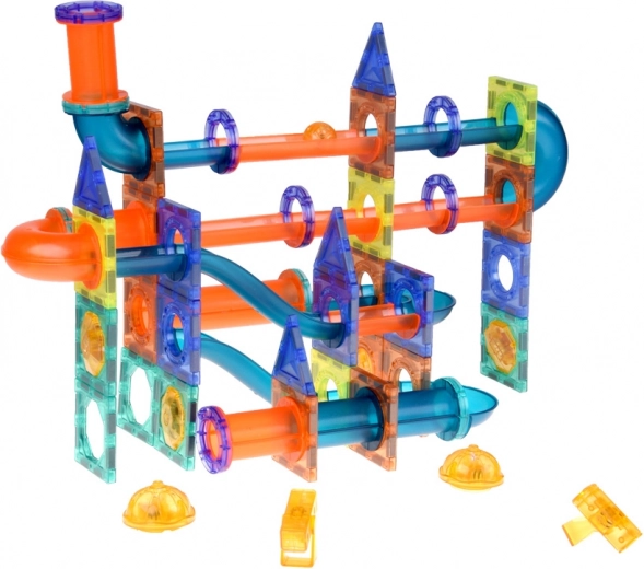 Priehľadné trubice a plynulý prejazd guľôčok