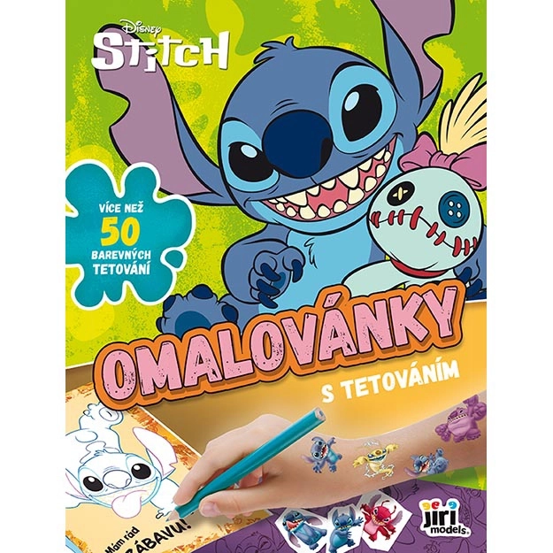 Omalovánka s tetovaním Lilo & Stitch