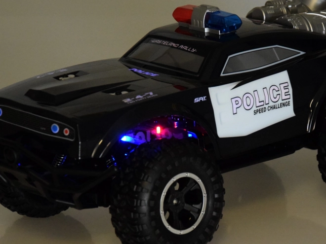 Veľké diaľkovo ovládané monster truck POLÍCIA
