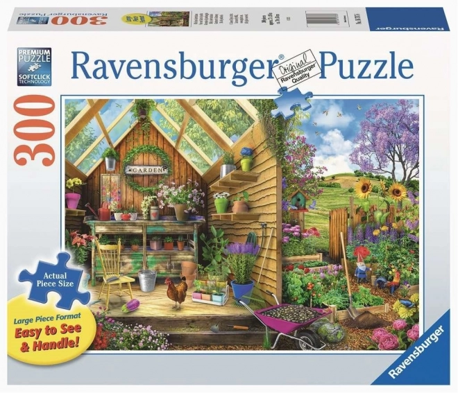 Ravensburger puzzle Záhradníkovo útočiště extra 300 dielikov