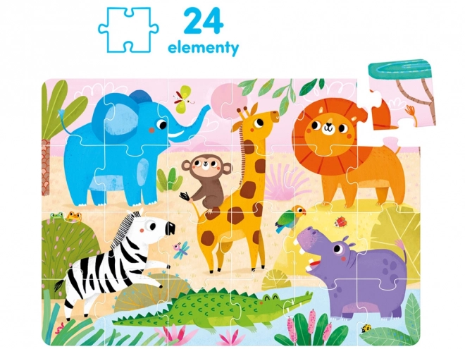 CzuCzu divoké puzzle Sawanna