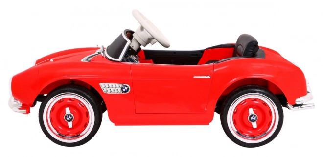 Detské elektrické auto BMW 507 Retro červené