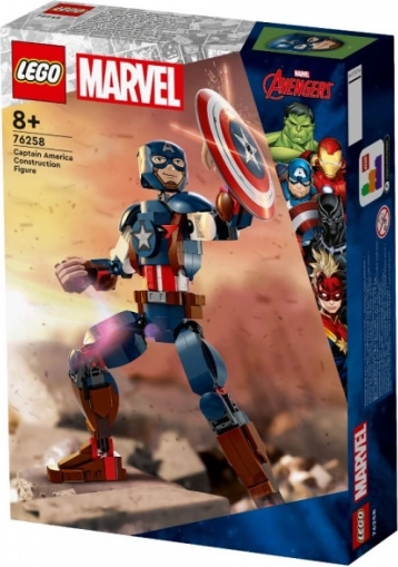 lego marvel figúrka kapitána ameriky na zostavenie
