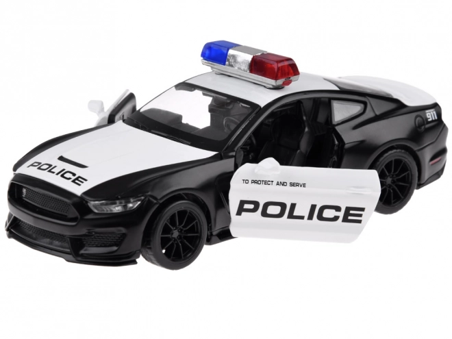 Policajné auto Ford Shelby GT350 s efektmi