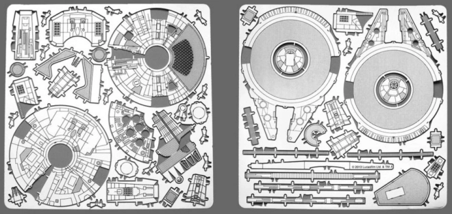 Metal Earth 3D puzzle Star Wars Millenium Falcon