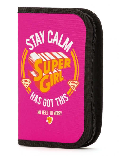 Štýlový motív Super Girl „stay calm“