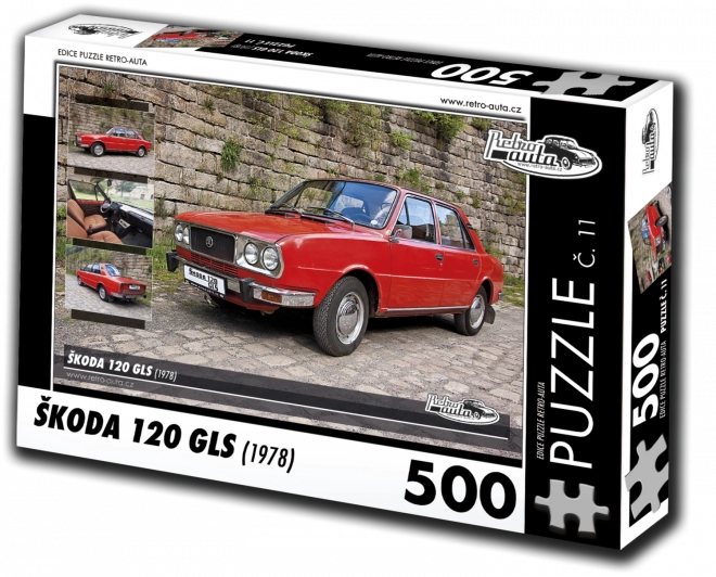Retro puzzle Škoda 120 GLS 500 dielikov