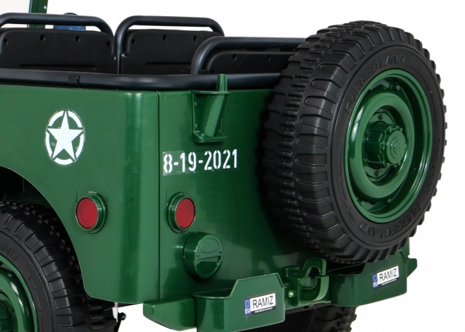 Detský vojenský retro terénny voz 4x4