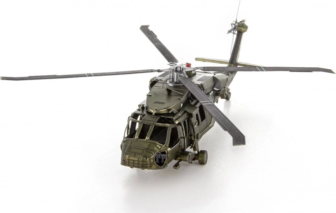 Kovové 3D puzzle Vrtuľník Black Hawk