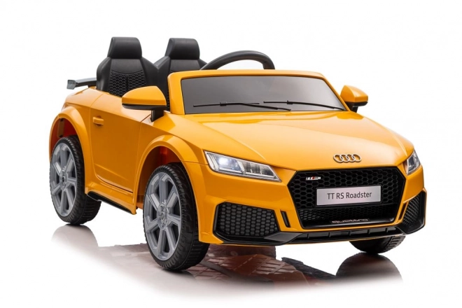 Elektrické auto Audi TT RS žlté