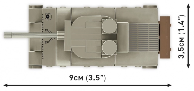 Stavebnica historická kolekcia tank M4A3 Sherman