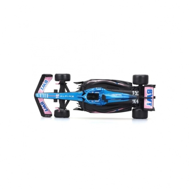 Kovový model F1 BWT Alpine A523 2023 Esteban Ocon