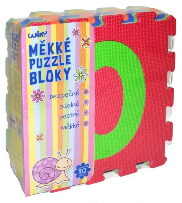 Mäkké bloky číslice 10 ks