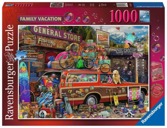 Ravensburger Puzzle Rodinná Dovolenka 1000 Dielikov