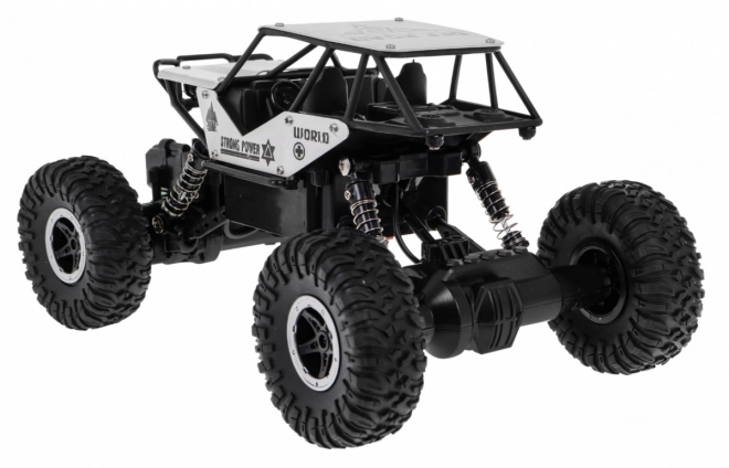 Zábavná RC auto Crawler Monster strieborné 6+