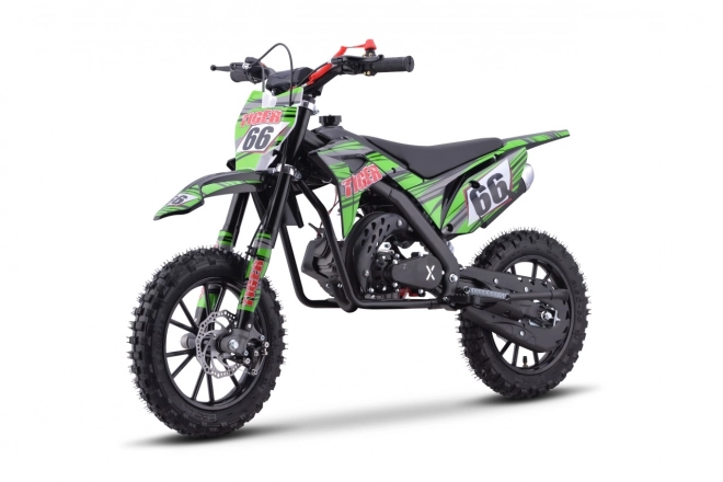 Benzínová motorka Tiger 49cc zelená