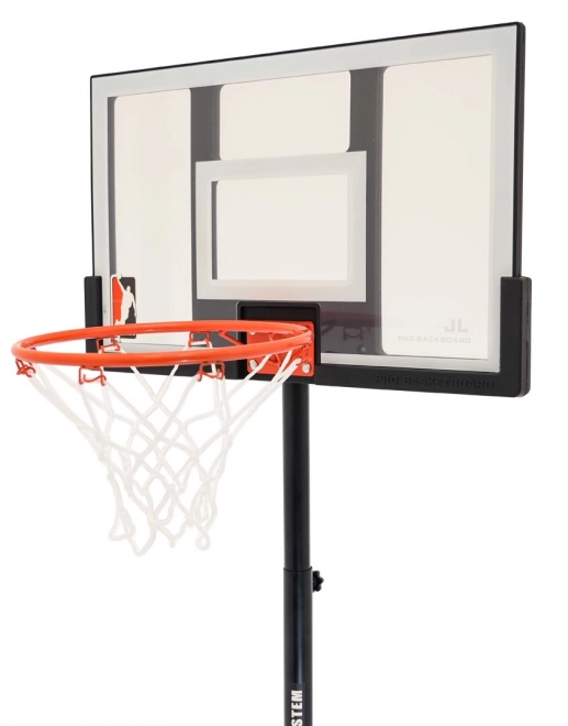 Basketbalový set s nastaviteľnou výškou 205 cm