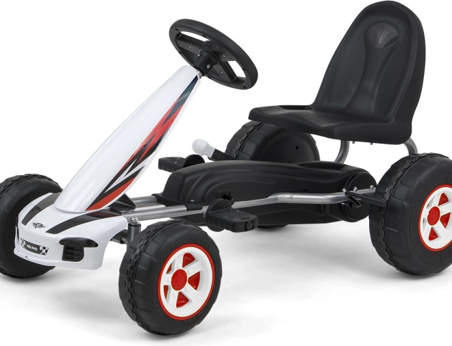 Pedálová motokára Viper – biela