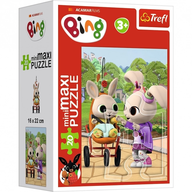 Puzzle Bing a jeho priatelia 20 dielikov