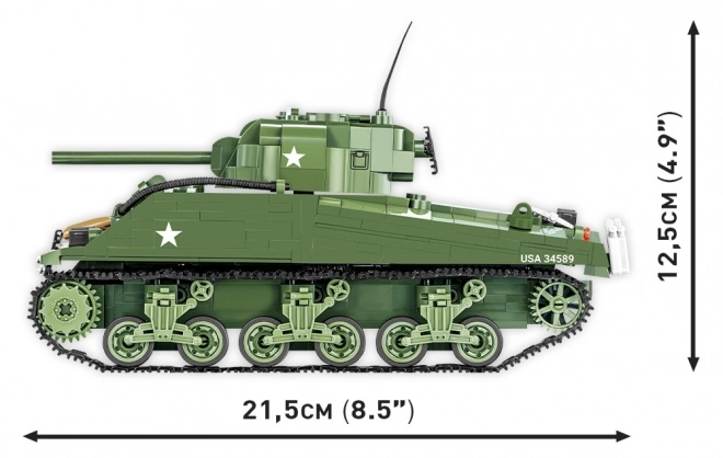 II WW M4A3 Sherman Tank 1:28