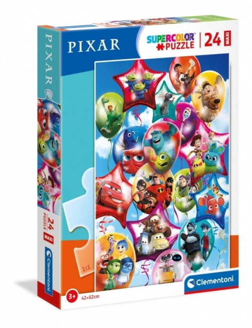 Clementoni - Puzzle 24 dielikov Maxi Pixar Party