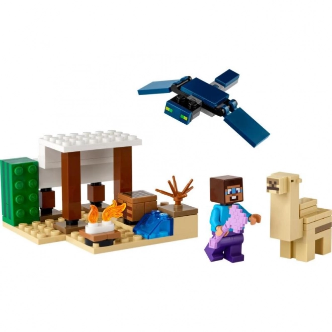 LEGO Minecraft Steve a výprava do púšte