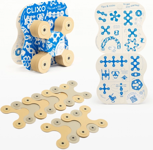 Magnetické kocky Clixo Designer Pack