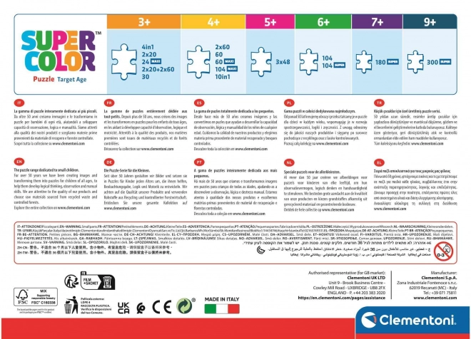 Puzzle Ledové kráľovstvo 104 dielikov