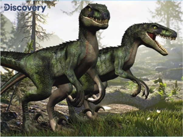 Prime 3D Puzzle Discovery: Velociraptoři 3D 100 dielikov