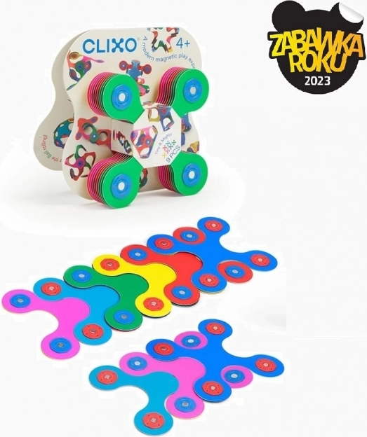 Clixo tiny & mighty magnetická stavebnica 9 ks