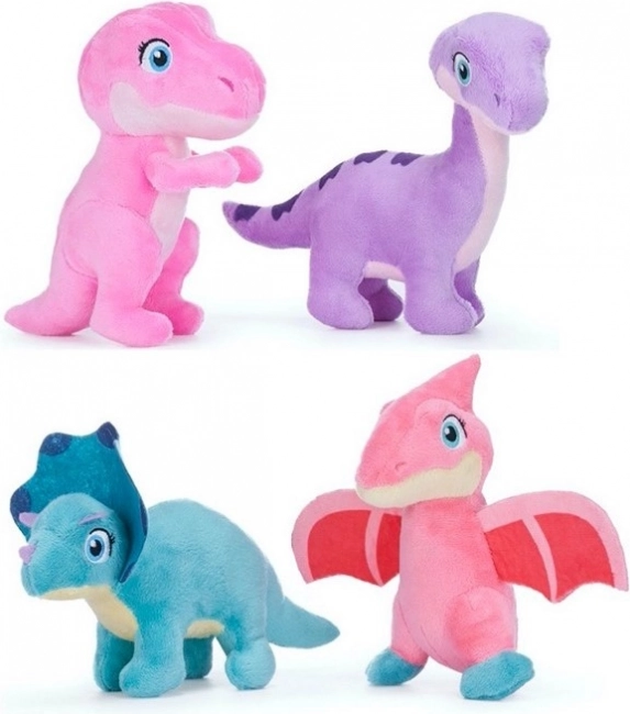 Hebký plyšový dinosaurus 18 cm
