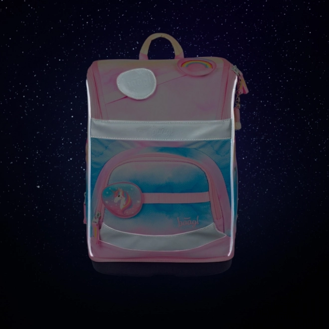 Školská aktovka Zippy Plus Rainbow Unicorn