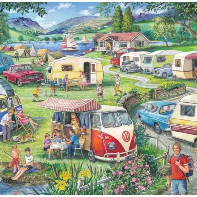 Puzzle Šťastné prázdniny 1000 dielikov