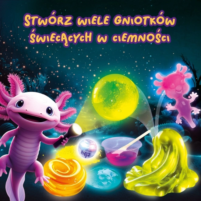 Slumi Science sada - svietiaca stláčacia hračka
