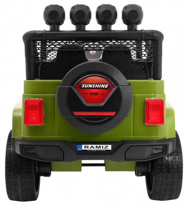 Terénne auto Raptor Drifter Green + Diaľkové ovládanie + Pohon 4x4 + Úložný priestor + Pomalý štart + MP3 LED dióda